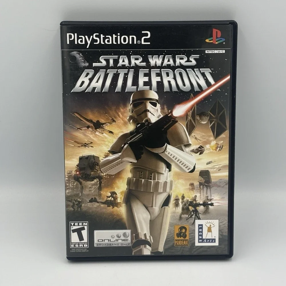Star‎ Wars Battlefront II 2 (PlayStation 2 PS2 2005) Black Label